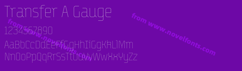 Transfer A GaugePreview Transfer A GaugePreview