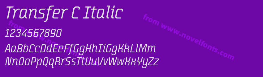 Transfer C ItalicPreview Transfer C ItalicPreview