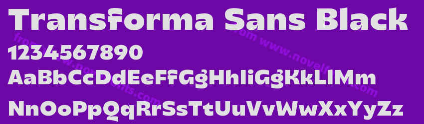 Transforma Sans BlackPreview Transforma Sans BlackPreview