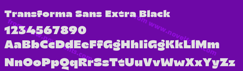 Transforma Sans Extra BlackPreview Transforma Sans Extra BlackPreview