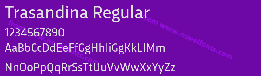 Trasandina RegularPreview Trasandina RegularPreview