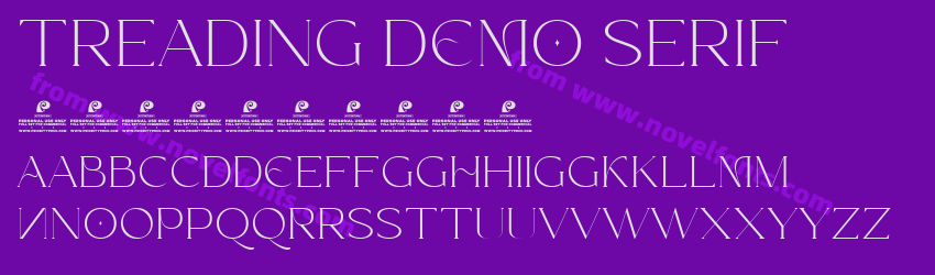 Treading DEMO SerifPreview Treading DEMO SerifPreview