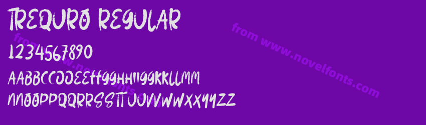 Trequro RegularPreview Trequro RegularPreview