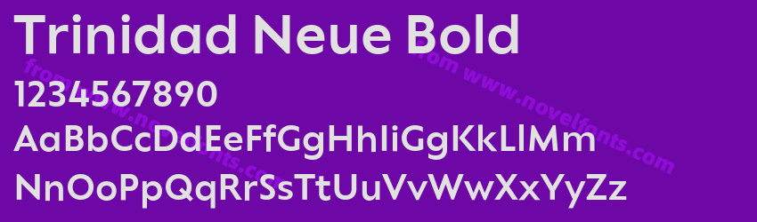 Trinidad Neue BoldPreview Trinidad Neue BoldPreview