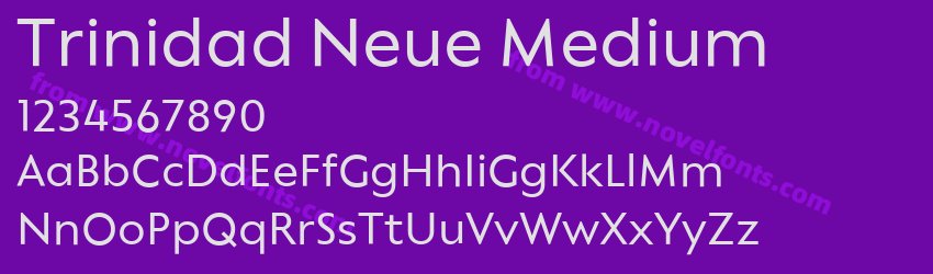 Trinidad Neue MediumPreview Trinidad Neue MediumPreview