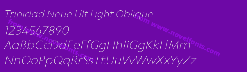 Trinidad Neue Ult Light ObliquePreview Trinidad Neue Ult Light ObliquePreview