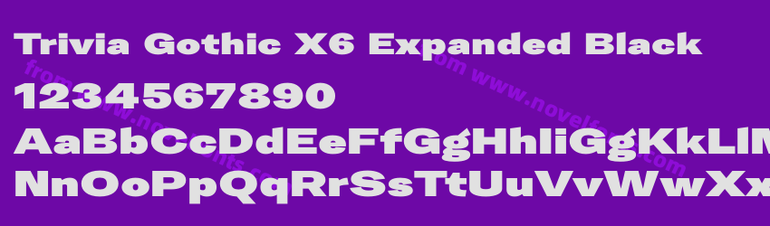 Trivia Gothic X6 Expanded BlackPreview Trivia Gothic X6 Expanded BlackPreview