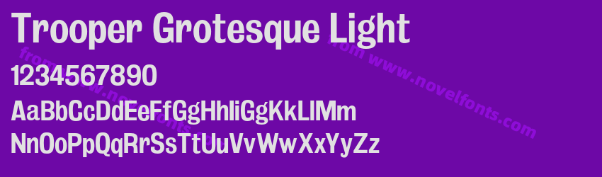 Trooper Grotesque LightPreview Trooper Grotesque LightPreview