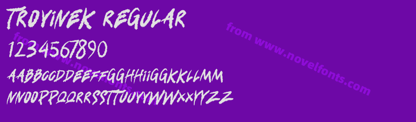 Trovinek RegularPreview Trovinek RegularPreview