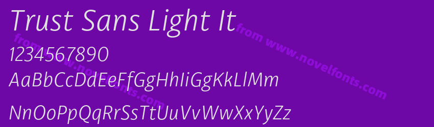 Trust Sans Light ItPreview Trust Sans Light ItPreview