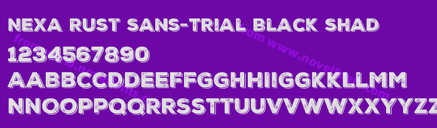 Nexa Rust Sans-Trial Black ShadPreview