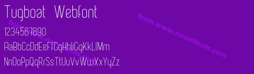 Tugboat WebfontPreview Tugboat WebfontPreview