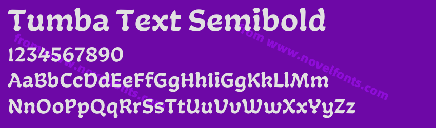 Tumba Text SemiboldPreview Tumba Text SemiboldPreview
