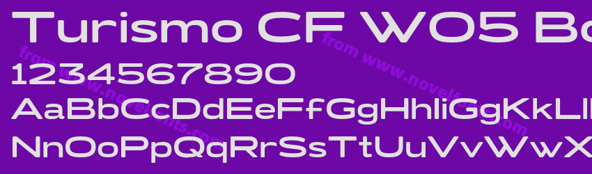 Turismo CF W05 BoldPreview