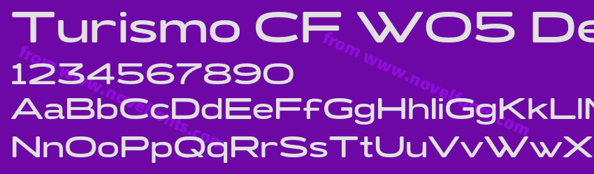 Turismo CF W05 Demi BoldPreview Turismo CF W05 Demi BoldPreview