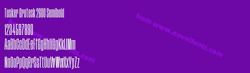 Tusker Grotesk 2600 SemiboldPreview Tusker Grotesk 2600 SemiboldPreview