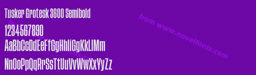 Tusker Grotesk 3600 SemiboldPreview Tusker Grotesk 3600 SemiboldPreview