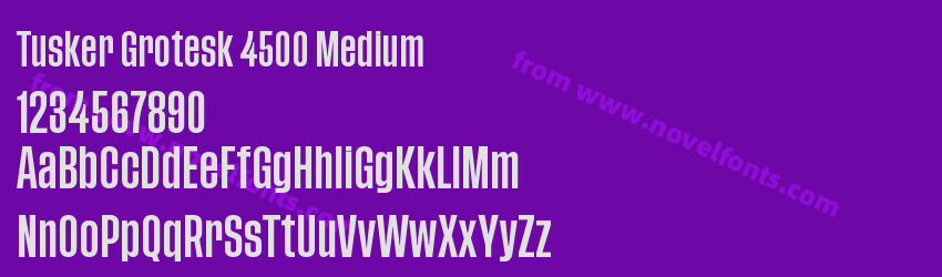 Tusker Grotesk 4500 MediumPreview Tusker Grotesk 4500 MediumPreview