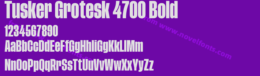 Tusker Grotesk 4700 BoldPreview Tusker Grotesk 4700 BoldPreview