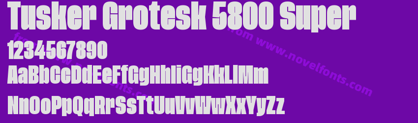 Tusker Grotesk 5800 SuperPreview Tusker Grotesk 5800 SuperPreview