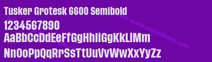 Tusker Grotesk 6600 SemiboldPreview Tusker Grotesk 6600 SemiboldPreview