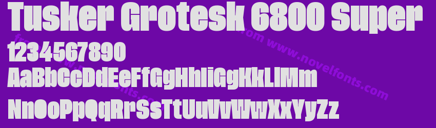 Tusker Grotesk 6800 SuperPreview Tusker Grotesk 6800 SuperPreview