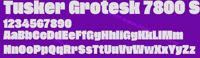 Tusker Grotesk 7800 SuperPreview Tusker Grotesk 7800 SuperPreview