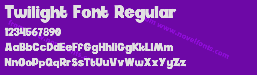 Twilight Font RegularPreview Twilight Font RegularPreview