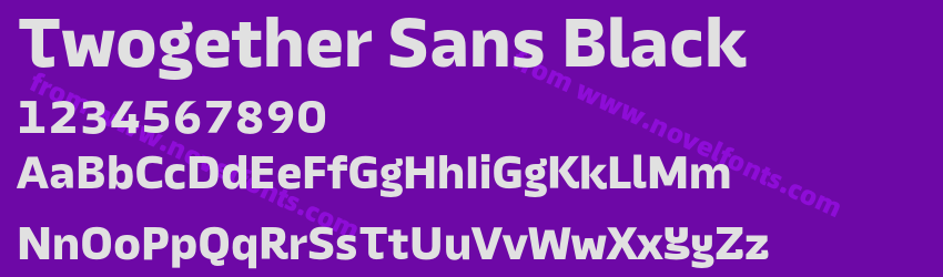 Twogether Sans BlackPreview Twogether Sans BlackPreview