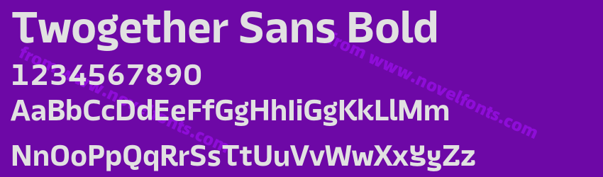 Twogether Sans BoldPreview Twogether Sans BoldPreview