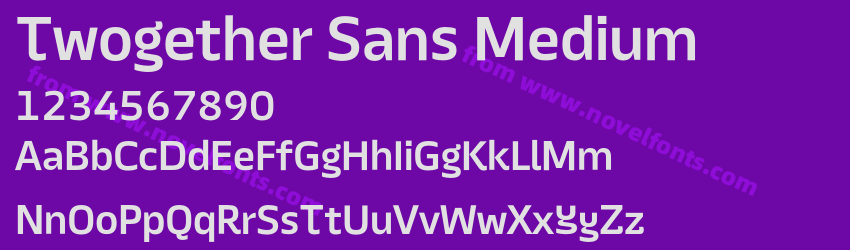Twogether Sans MediumPreview Twogether Sans MediumPreview