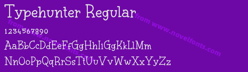Typehunter RegularPreview Typehunter RegularPreview