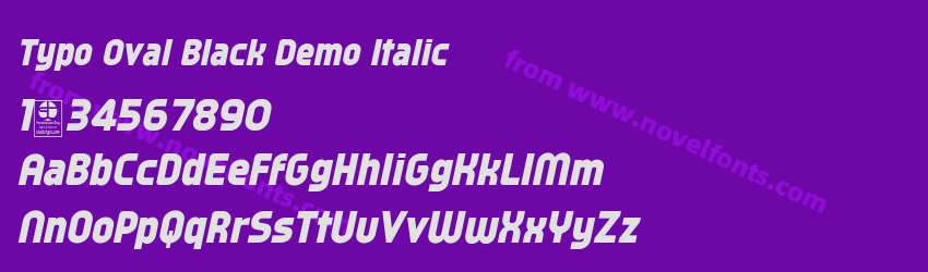 Typo Oval Black Demo ItalicPreview Typo Oval Black Demo ItalicPreview