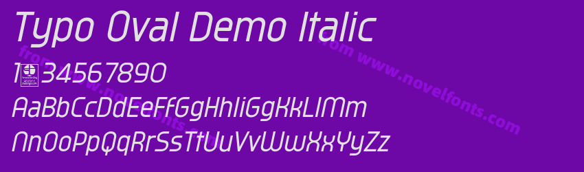 Typo Oval Demo ItalicPreview Typo Oval Demo ItalicPreview