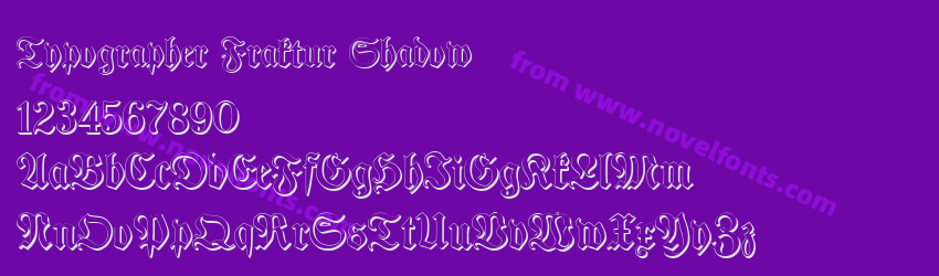 Typographer Fraktur ShadowPreview Typographer Fraktur ShadowPreview