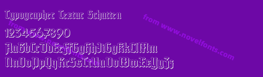 Typographer Textur SchattenPreview