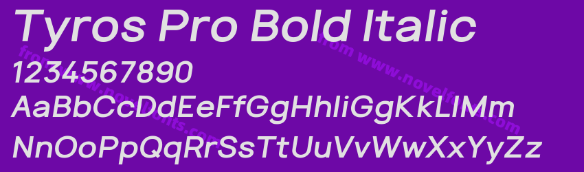 Tyros Pro Bold ItalicPreview Tyros Pro Bold ItalicPreview