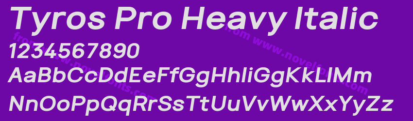 Tyros Pro Heavy ItalicPreview Tyros Pro Heavy ItalicPreview