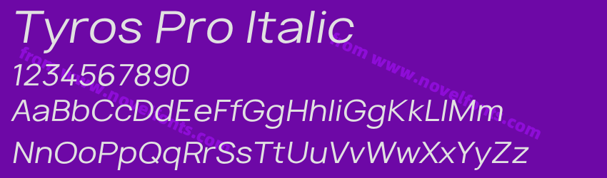 Tyros Pro ItalicPreview Tyros Pro ItalicPreview