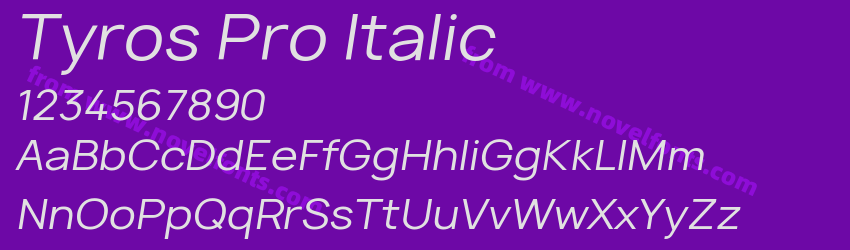 Tyros Pro ItalicPreview Tyros Pro ItalicPreview