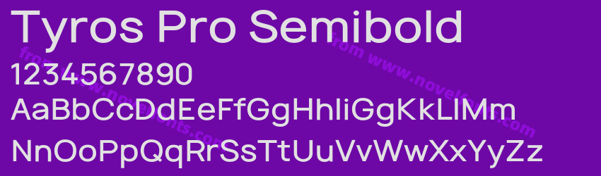 Tyros Pro SemiboldPreview Tyros Pro SemiboldPreview