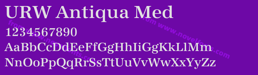 URW Antiqua MedPreview URW Antiqua MedPreview