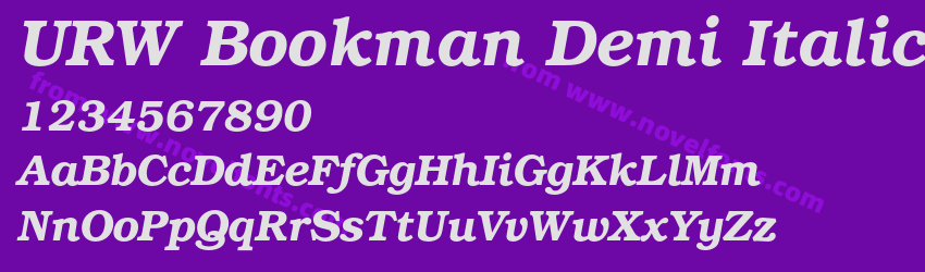 URW Bookman Demi ItalicPreview URW Bookman Demi ItalicPreview