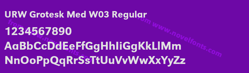 URW Grotesk Med W03 RegularPreview URW Grotesk Med W03 RegularPreview