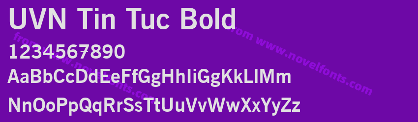 UVN Tin Tuc BoldPreview UVN Tin Tuc BoldPreview