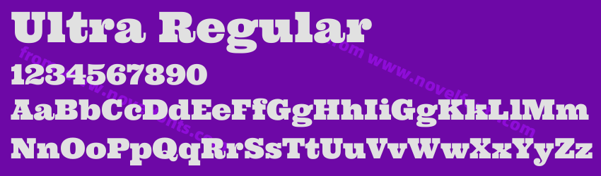 Ultra RegularPreview Ultra RegularPreview