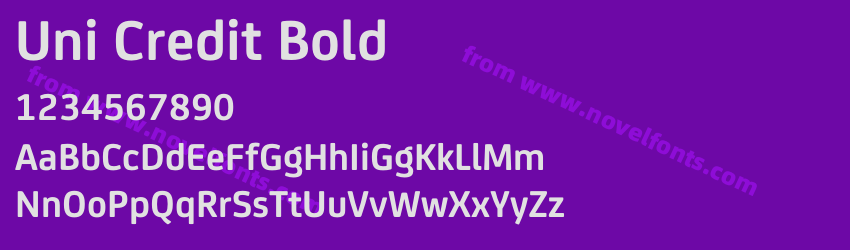 Uni Credit BoldPreview Uni Credit BoldPreview