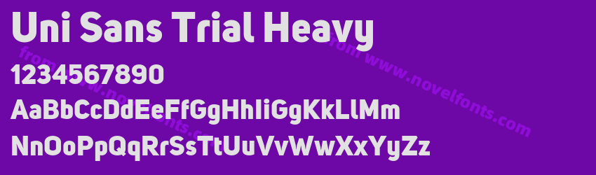 Uni Sans Trial HeavyPreview Uni Sans Trial HeavyPreview