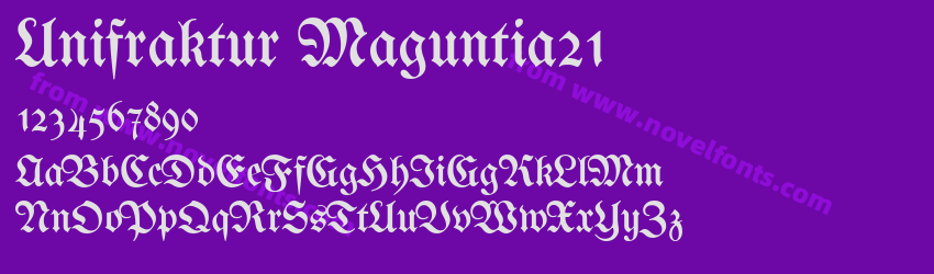Unifraktur Maguntia21Preview Unifraktur Maguntia21Preview