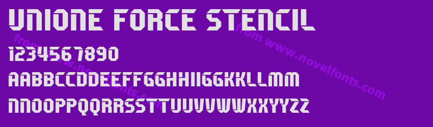Unione Force StencilPreview Unione Force StencilPreview